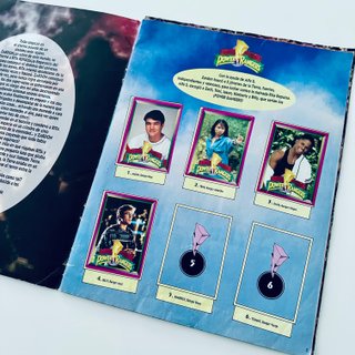 Álbum Cromos Power Rangers Ediciones Este año 1994