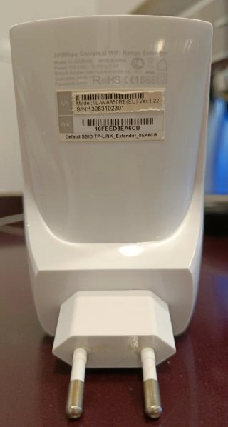 TP-Link Extensor WiFi 300Mbps TL-WA850RE