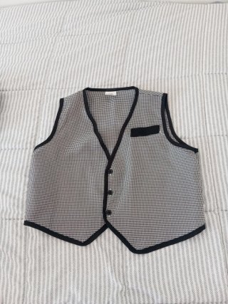 Chaleco y gorra chulapo talla 7-10 años