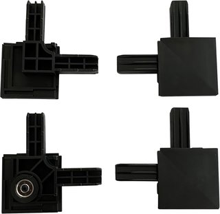 Kit mosquitera corredera resistente ventana negra