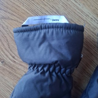 Guantes de nieve Wedze azules y negros