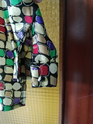 Blusa estampada multicolor