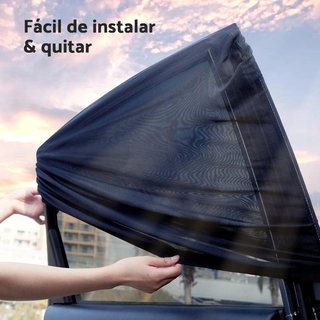 Parasol coche lateral protección UV niños