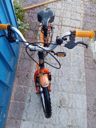 Bicicleta infantil naranja