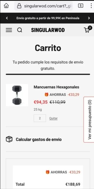 PESAS MANCUERNAS DE 25KG HEXAGONALES y Mas