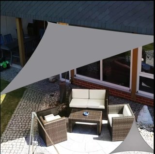Toldo Vela Triangular Impermeable 4X4X4