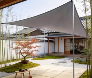 Toldo Vela Triangular Impermeable 4X4X4