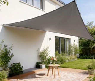 Toldo Vela Triangular Impermeable 4X4X4