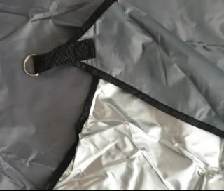Toldo Vela Triangular Impermeable 4X4X4