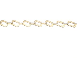 E59679-2 Pulsera Oro 18K Con Circonita