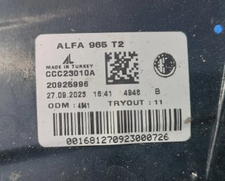 Piloto Trasero Central Alfa Romeo Tonale