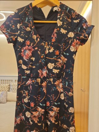 Mono largo estampado floral