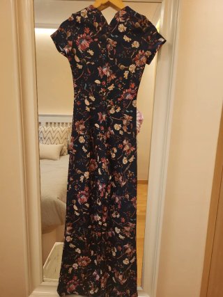 Mono largo estampado floral