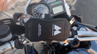 BMW R 1200 GS 2005 con maletas y etiqueta C