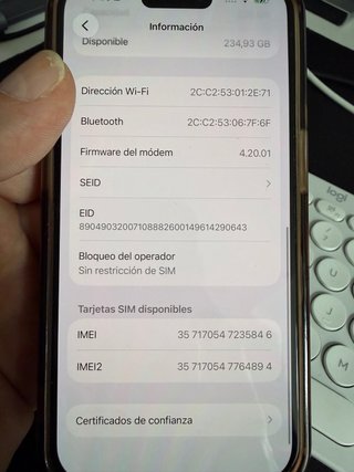 iPhone 14 Pro 256GB Space Gray Libre