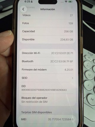 iPhone 14 Pro 256GB Space Gray Libre