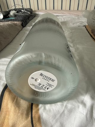 Botella Belvedere Vodka 6L vacia