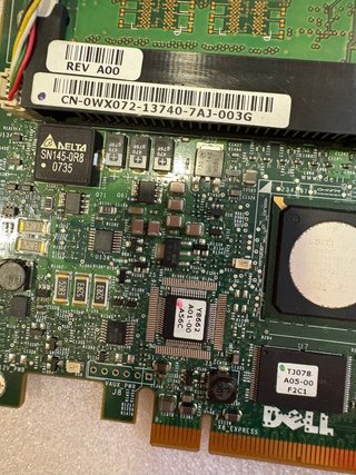 2 x DELL PERC 5/i 256MB RAID Controller TJ078