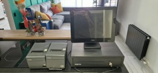 TPV Táctil FEC CON CAJON, 2 IMPRESORAS EPSON+1PDA