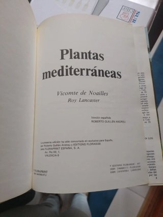 Libro plantas mediterráneas