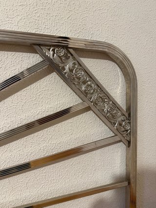 2 Cabeceros Cama 90cm Niquelados