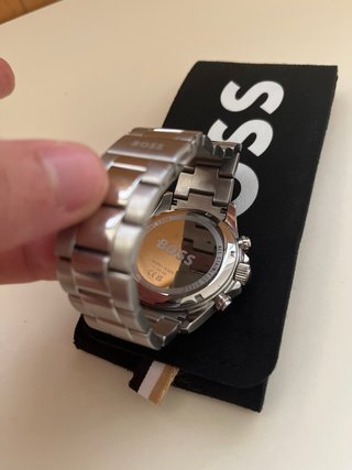 Reloj Hugo Boss Cronógrafo Azul y Plateado