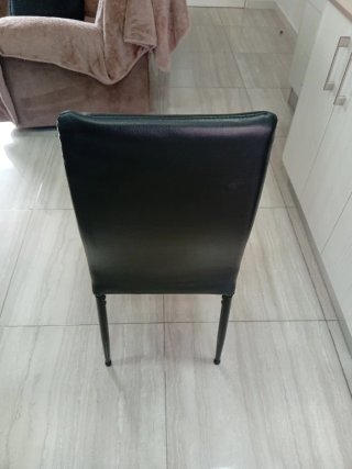 Sillas de cocina negras