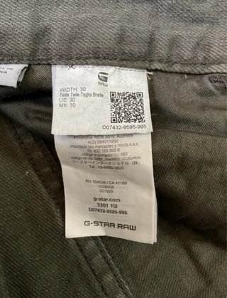 Bermuda vaquera de hombre de G-Star Raw (W30)