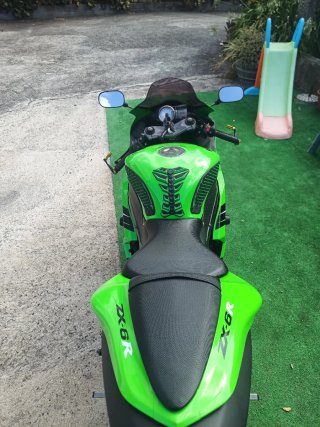 Kawasaki ZX6R 2008 Verde