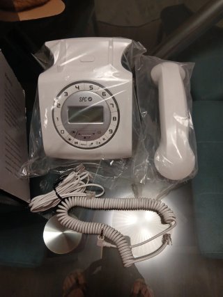 Teléfono fijo SPC Retro Elegance blanco