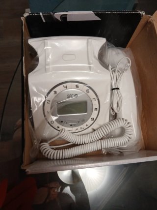 Teléfono fijo SPC Retro Elegance blanco