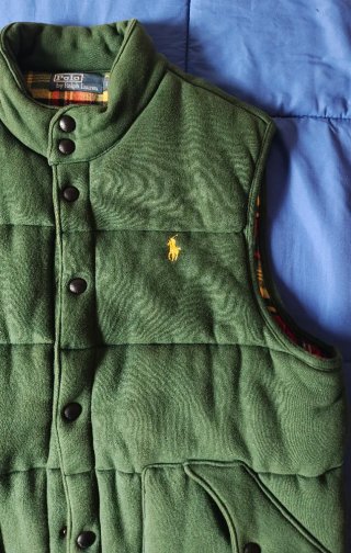 Chaleco Polo Ralph Lauren Verde, Talla L.
