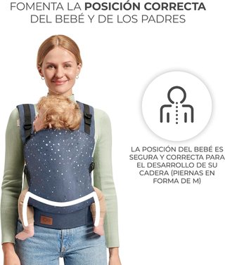 Kinderkraft portabebés ergonómico ajustable
