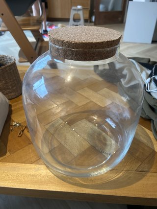 Terrario DIY grande. 25cm ancho x 30cm