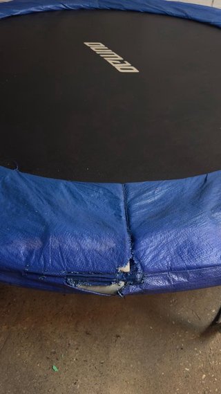 Cama elástica azul