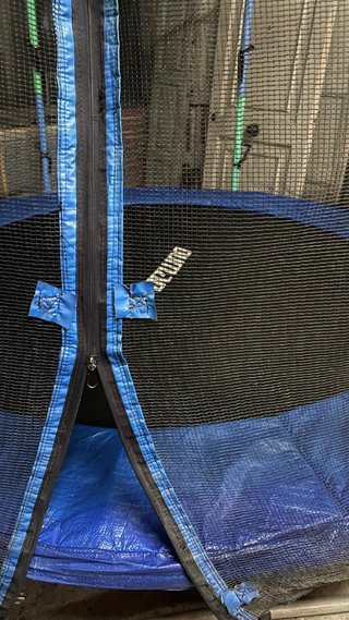 Cama elástica azul