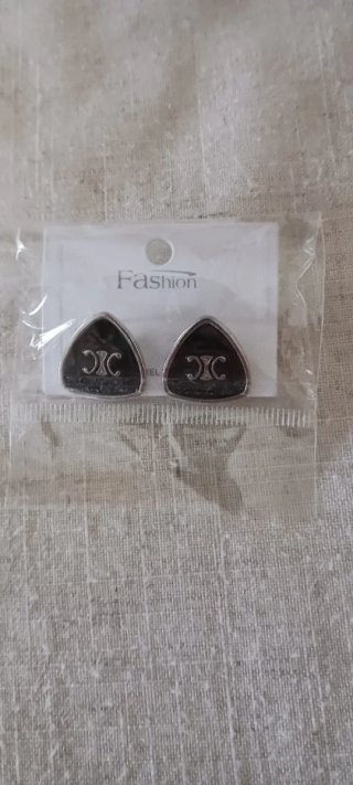 Orecchini triangolari Fashion acciaio
