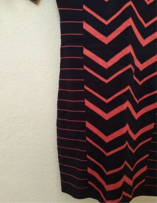 Vestido Suite Blanco Negro y Rojo Talla M