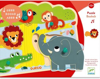 Djeco puzzle encajable rompecabezas musical