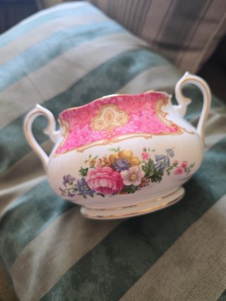 Azucarero Royal Albert Lady Carlyle Porcelana.