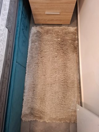 Alfombra de Dormitorio Gris