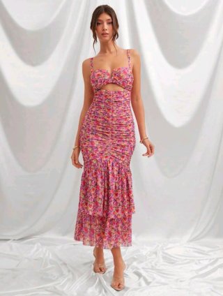 Vestido floral sin estrenar Talla M