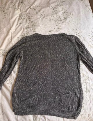 Jersey gris jaspeado entretiempo