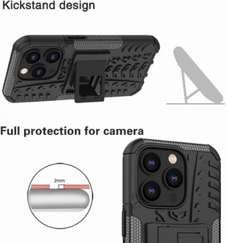 Funda silicona anticaídas con kickstand