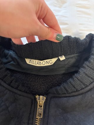 Giacchetta Billabong Nera e Dorata per Bambini