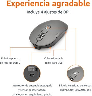 - Amazon Basics teclado ultrafino inalámbrico