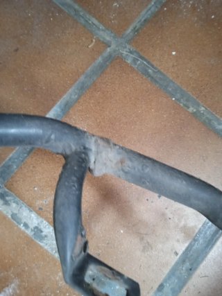 Porta bultos Yamaha SR250 Negro