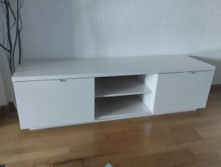 Mueble TV blanco de Ikea