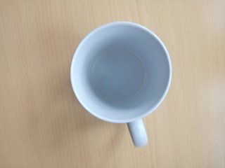 Tazza cane barboncino marrone in ceramica nuova