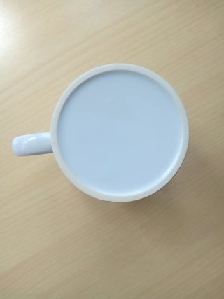 Tazza cane barboncino marrone in ceramica nuova